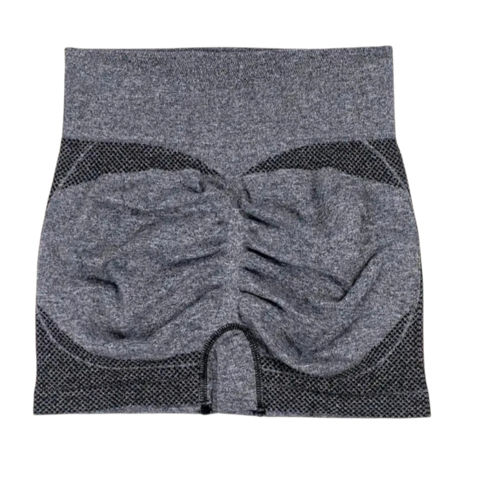NWT Dark Gray Women's Sz. S Yoga Gym Butt Lifting Shorts With High Waist - Picture 4 of 6